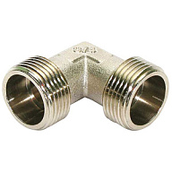 Фитинги резьбовые никелированные Угольник никелированный, 3/4" ш-ш Угольник никелированный, 3/4" ш-ш цены в Воронеже