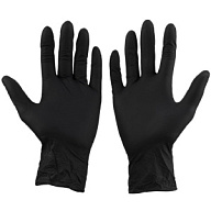 Перчатки ADM стандарт, нитриловые, черные, L, 100 шт/упак цены в Воронеже