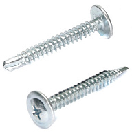 Саморез с прессшайбой 4.2 х 32, оцинкованный, сверло, пакет 30 шт/упак цены в Воронеже