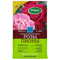 Удобрение Добрая сила, для роз и пионов, 0.9кг цены в Воронеже