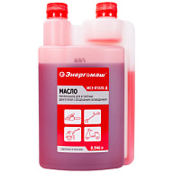 Масло минеральное Энергомаш МСС-0102Б-Д, для 2-тактных двигателей, 0.946л цены в Воронеже