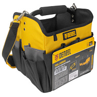 Сумка-переноска для инструмента Denzel, 22 кармана, наплечный ремень цены в Воронеже