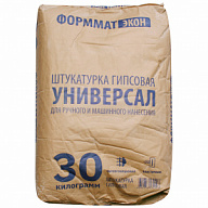 Штукатурка Формматэкон, гипсовая, 30кг цены в Воронеже