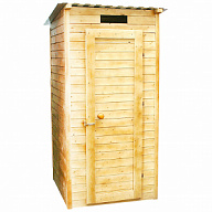 Туалет деревянный односкатный со стульчаком, вагонка ВД цены в Воронеже
