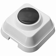 Кнопка звонка Sche A10-4-011, белый корпус, черная кнопка цены в Воронеже