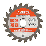 Диск пильный Sturm, по дереву, 85х15х20мм, 20Т цены в Воронеже