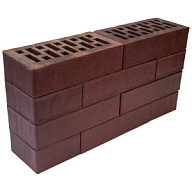 Кирпич лицевой керамический Старооскольский Recke, винный (Art 5-92-00-2-00), гладкий, 1,0НФ, М200-250, (480шт, упаковка) цены в Воронеже