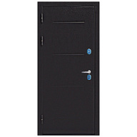 Дверь металлическая ISOTERMA Канадский Дуб пацифик горизонт, 860х2050х110мм, левая цены в Воронеже