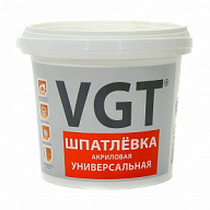 Шпатлевка акриловая универсальная VGT, белая, 1,7кг цены в Воронеже