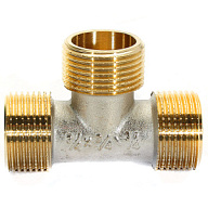 Тройник никелированный, 3/4" ш-ш-ш цены в Воронеже