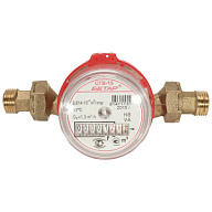 Счетчик воды Бетар СГВ-15Г, со штуцерами, для горячей воды цены в Воронеже