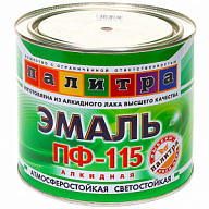 Эмаль ПФ-115 Палитра, коричневый, 1.9кг цены в Воронеже