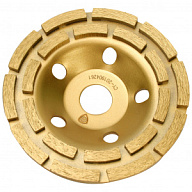 Чашка алмазная шлифовальная Trio-Diamond, 125х22,2 мм, двухрядная цены в Воронеже