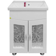 Тумба Tropikana 60 с умывальником Фостер 60, белая цены в Воронеже