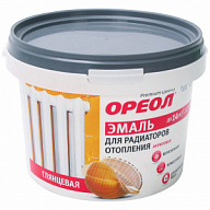 Эмаль Ореол, для радиаторов отопления, акриловая, белая, 0,8 кг цены в Воронеже