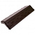Отлив парапета Сота, полимеркомпозитный, 130 х 510мм, коричневый