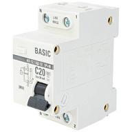 Дифференциальный автоматический выключатель АД-12 EKF, 2 полюсный, 20А 30мА  АС цены в Воронеже