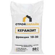 Керамзит фракция 10-20, 0.05м3, 50л цены в Воронеже