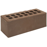 Кирпич лицевой керамический Железногорский, темно-коричневый, гладкий, 0,96НФ(Евро), М175-200, (528шт, упаковка) цены в Воронеже