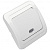 Выключатель скрытой проводки Makel Mimoza, 1-клавишный, 10А, с индикатором, белый