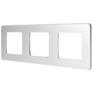 Рамка Legrand Inspiria, 3-местная, алюминий цены в Воронеже