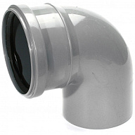Отвод канализационный d 110мм, угол 90° цены в Воронеже