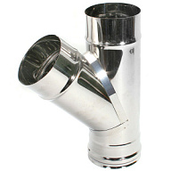 Тройник d115мм, толщина 0.5мм, угол 135° цены в Воронеже