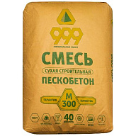 Смесь пескобетонная СМ999.9 , М-300, 40кг цены в Воронеже