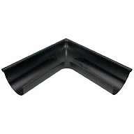 Угол желоба водосточного d-125, наружный, RAL 7024 серый графит цены в Воронеже