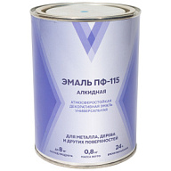 Эмаль ПФ-115 "V", алкидная, голубой, 0.8кг цены в Воронеже
