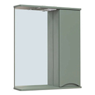 Шкафы настенные, пеналы Шкаф с зеркалом Афина 60, цемент Шкаф с зеркалом Афина 60, цемент цены в Воронеже