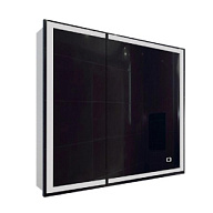 Шкаф с зеркалом Mixline Минио 70, с подсветкой, левый цены в Воронеже