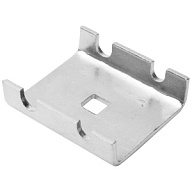 Крепежная планка для панелей ограждения, оцинкованная, без крепежа 40х35х10мм цены в Воронеже