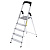 Стремянка Sarayli, алюминиевая, 5 ступеней