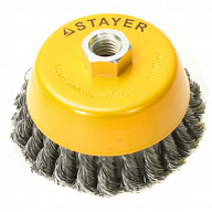 Щетка-крацовка чашечная Stayer Profi, для УШМ, d100мм, 0.5мм цены в Воронеже