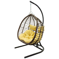 Кресло подвесное Ортис D50-MT002, двойное, коричневое цены в Воронеже