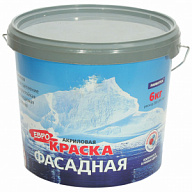 Краска вододисперсионная Farbitex, фасадная, 6кг цены в Воронеже