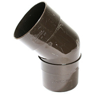 Колено водосточное Дёке Premium, 45 градусов, шоколад цены в Воронеже