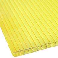 Поликарбонат SafPlast, 6 х 2100 х 12000мм, желтый, 12 метров рулон цены в Воронеже