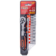 Набор торцевых головок Startul Pro, 12 предметов, 1/4" 4-13мм цены в Воронеже