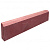 Поребрик садовый 1000х210х70мм, красный