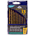 Набор сверл по металлу Mos, титановое покрытие 1,5-6,5мм, 13шт