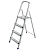Стремянка Sarayli Jackson, стальная, 4 ступени