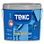 Краска водно-дисперсионная Текс Профи, фасадная, акрилатная, белая, матовая, база A, 9л.