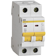 Выключатель автоматический ВА47-29 ИЭК, 2 полюсный, 40A C 4.5кА цены в Воронеже
