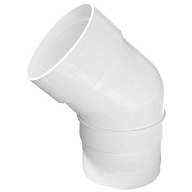 Колено водосточное Дёке Premium, 45 градусов, пломбир цены в Воронеже