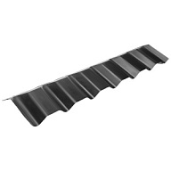 Покрывающий фартук для Ондулин Черепица, 950 х 260мм, черный цены в Воронеже