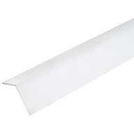 Уголок ПВХ 25 х 25 х 2700мм, белый цены в Воронеже