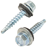 Саморез кровельный 4.8 х 29, оцинкованный, коробка 250 шт/упак цены в Воронеже