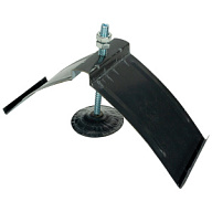 Держатель трубы водосточной d-90, RAL 7024 серый графит цены в Воронеже